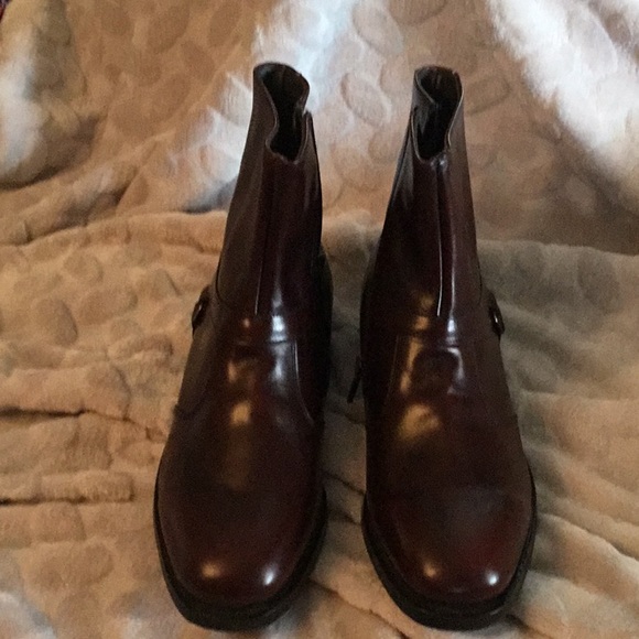 ET WRIGHT Other - Vintage men’s 1/2 zipper boots brown size 7 D/B